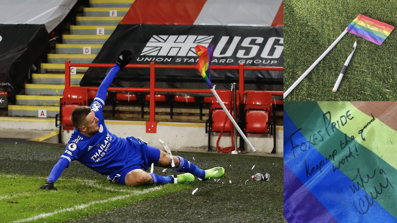 Jamie Vardy Corner Flag Saga Takes Heartwarming Twist